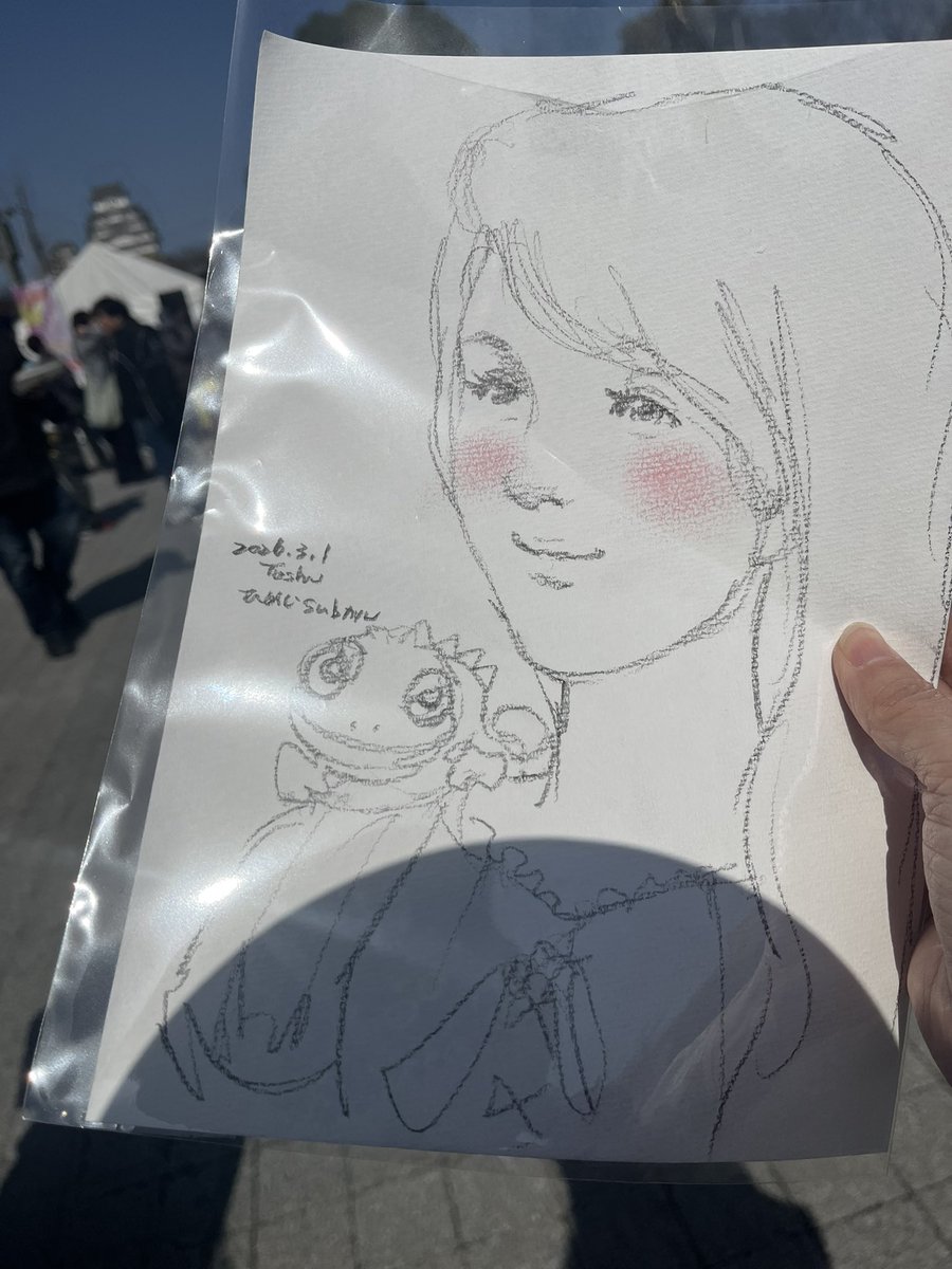 KANAmie0507's tweet photo. そうそう昨日のひめsubでね
ラプンツェルの素敵な似顔絵
描いてもらったの！
パスカルも一緒よ🦎

🎨@Toshi_Okumu さん

#colorplayer 
#CPひめSub2026
#ひめじSubかる https://t.co/FY8atTKnFA