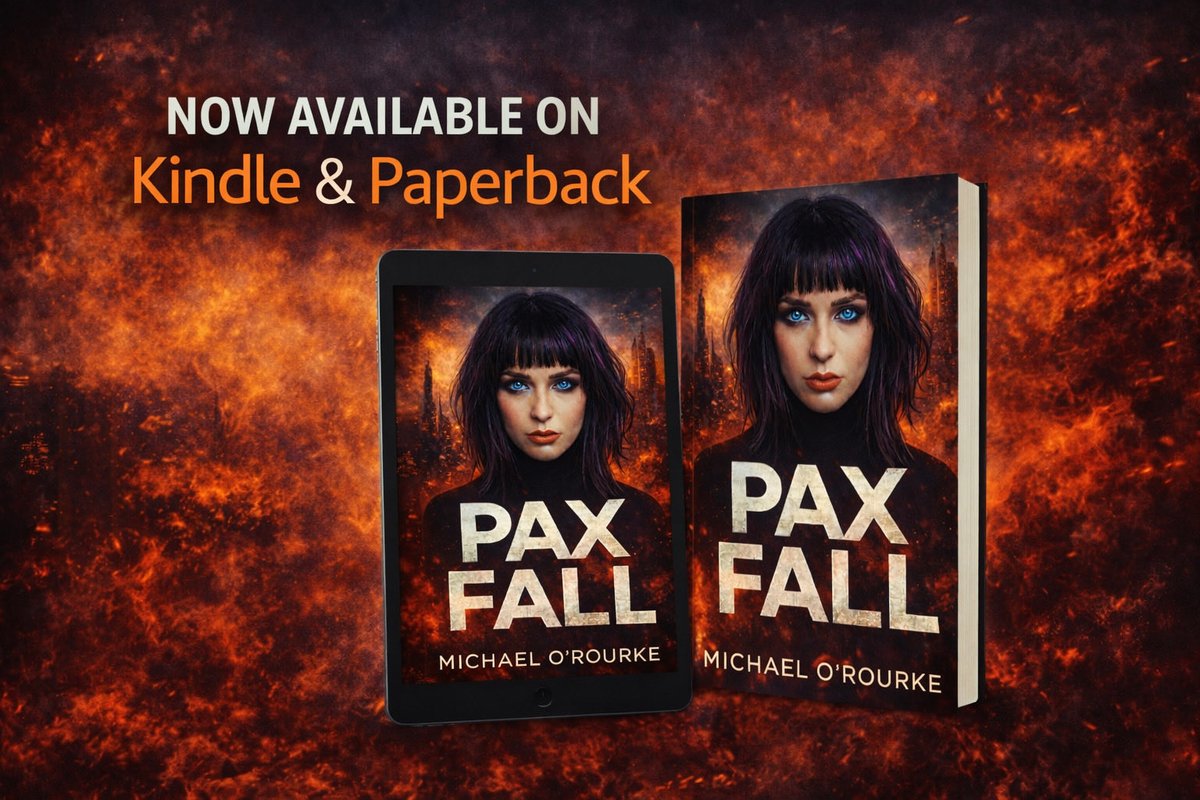 Paperback copies of my book, Pax Fall, are now on Amazon! a.co/d/00U9W4hq

Disclaimer: Not affiliated with or endorsed by my employer.

#CyberpunkFiction #TechNoir #DarkSciFi #Cyberpunk #SciFiAdventure