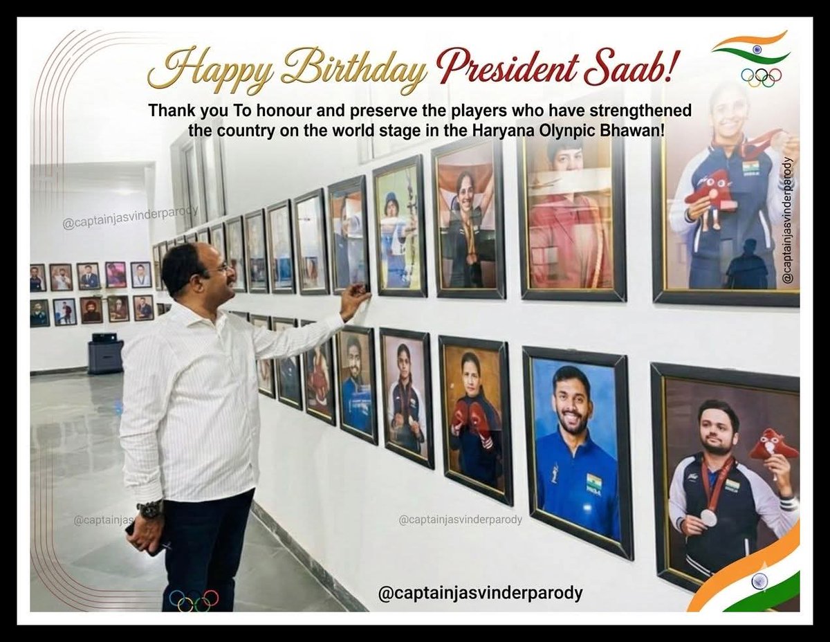 CaptainJBParody's tweet photo. और फिर एक ऐसा शख़्स खेल पटल की भू पर आया, जिसने सम्मान को सम्मान से सजाया! 🏆🪙🥇 मंच को पहचान और खिलाड़ियों को दर्ज़ा दिलवाया... 💪🏆
Happy Birthday Boss ❤️👑 
@CaptJasvinder #Leadership 
#Champions #Haryana #Sports
#HBDKaptaanJasvinderBeniwal https://t.co/e5dMzzwx6o