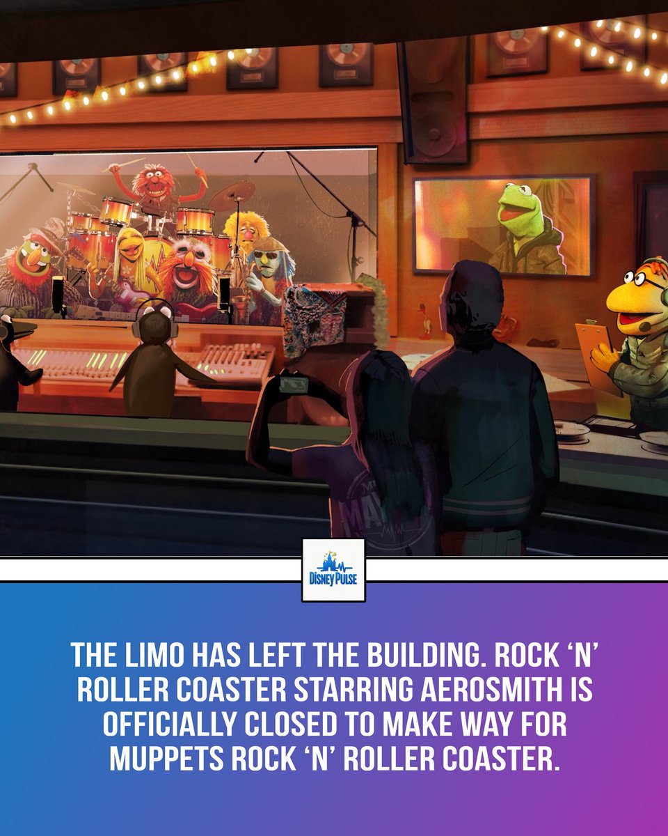 TheDisneyPulse's tweet photo. That’s a wrap on Rock ‘N’ Roller Coaster Starring Aerosmith. https://t.co/h1w3SmoYVV