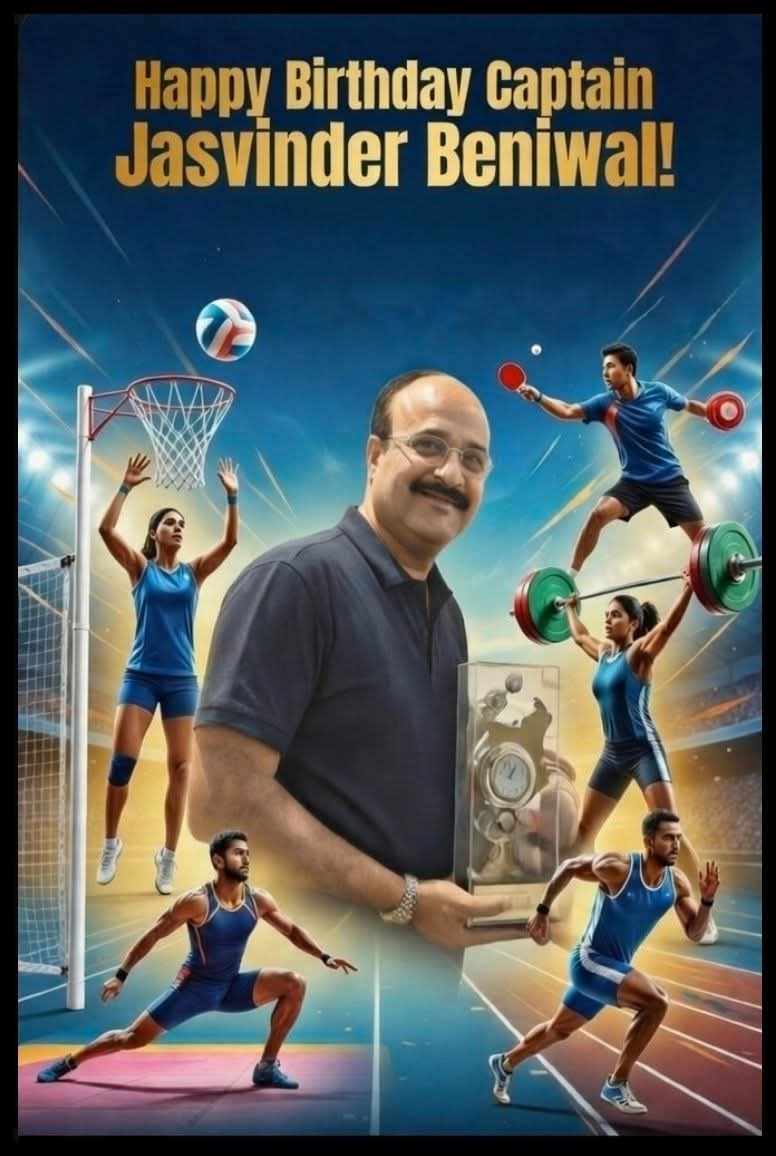CaptainJBParody's tweet photo. अब खेलो में संयम है, संज्ञान है , समानता है, सुर है और संयोजन है, क्योंकि अब खेलों में भी कप्तान का हाथ है! 💪🌟🎉🎊💪

Happy Birthday Boss ❤️👑 
@CaptJasvinder #Leadership 
#Champions #Haryana #Sports
#HBDKaptaanJasvinderBeniwal https://t.co/BCrs547v9f