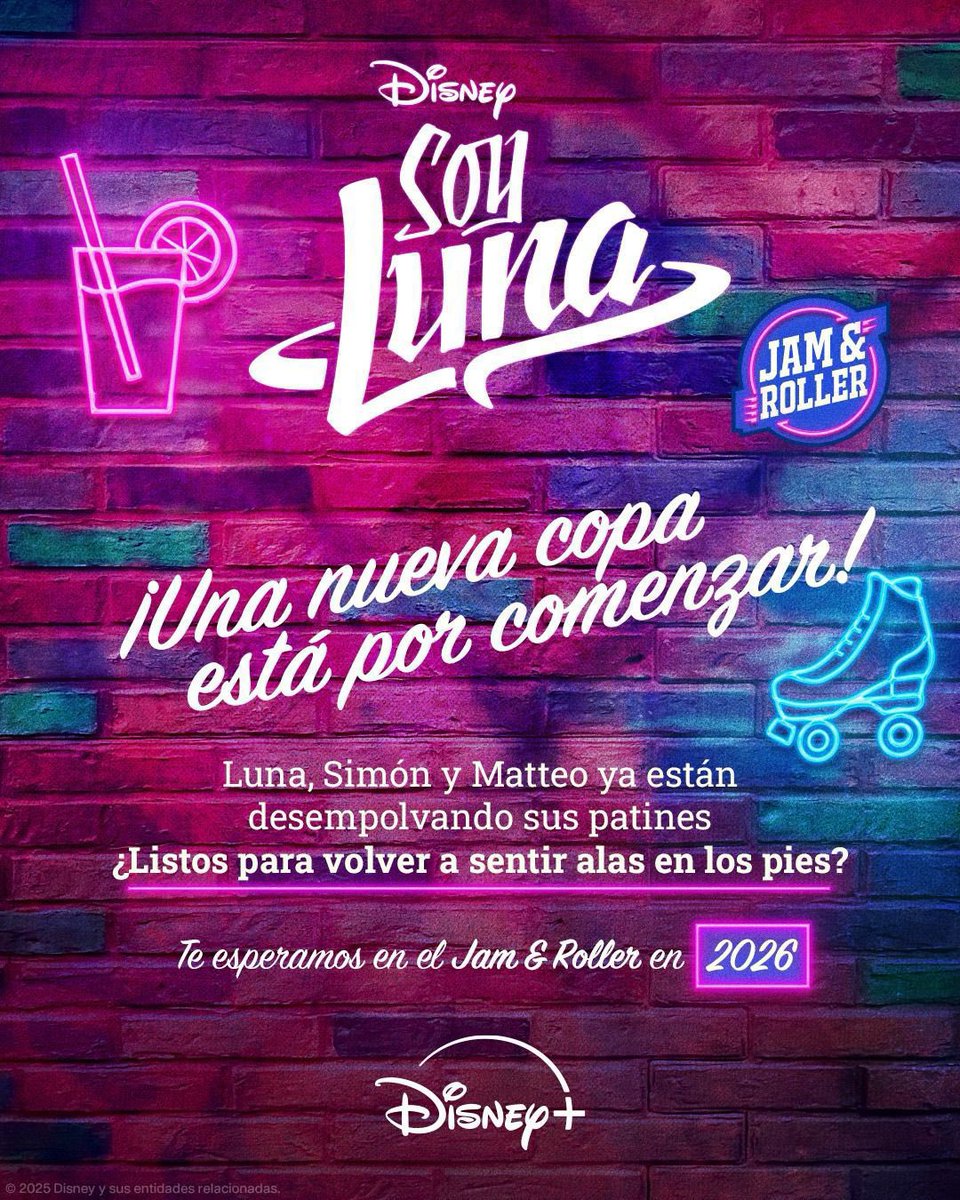 A desempolvar los patines. Muy pronto más novedades. 🛼 🌙

#SoyLuna4