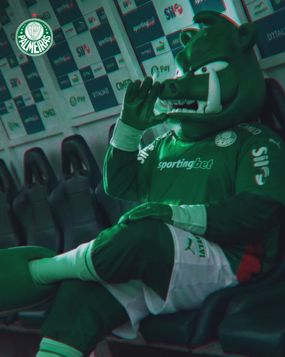 Palmeiras's tweet photo. “𝙀̂, 𝙥𝙤𝙧𝙘𝙖𝙙𝙖! 𝙀𝙢 𝘽𝙖𝙧𝙪𝙚𝙧𝙞, 𝙤 𝙗𝙞𝙘𝙝𝙤 𝙥𝙚𝙜𝙖!” 🔥

Seguimos invictos em Choque-Rei na arena: 1️⃣empate e 3️⃣vitórias em 4️⃣jogos 😉💚 https://t.co/HrLBE5LoaO