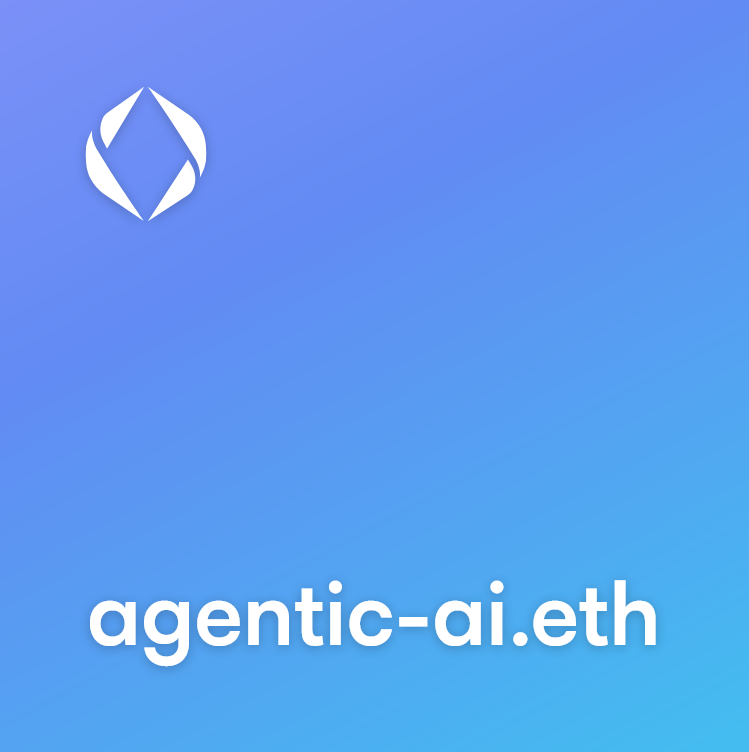 ensdomaining's tweet photo. agentic-ai.eth #opensea
https://t.co/zrfIzbznKO
#aiagent #agent #ENS #ensdomain #agentic #agenticai #moltbot #clawdbot #clawd #openclaw #claw #ensdomains #ensfam #ensnames #ethdomain #EnsNames #web3domain #ensname #ensvision #eth #ethereum #base #based #basenames https://t.co/soSnEYxyUv