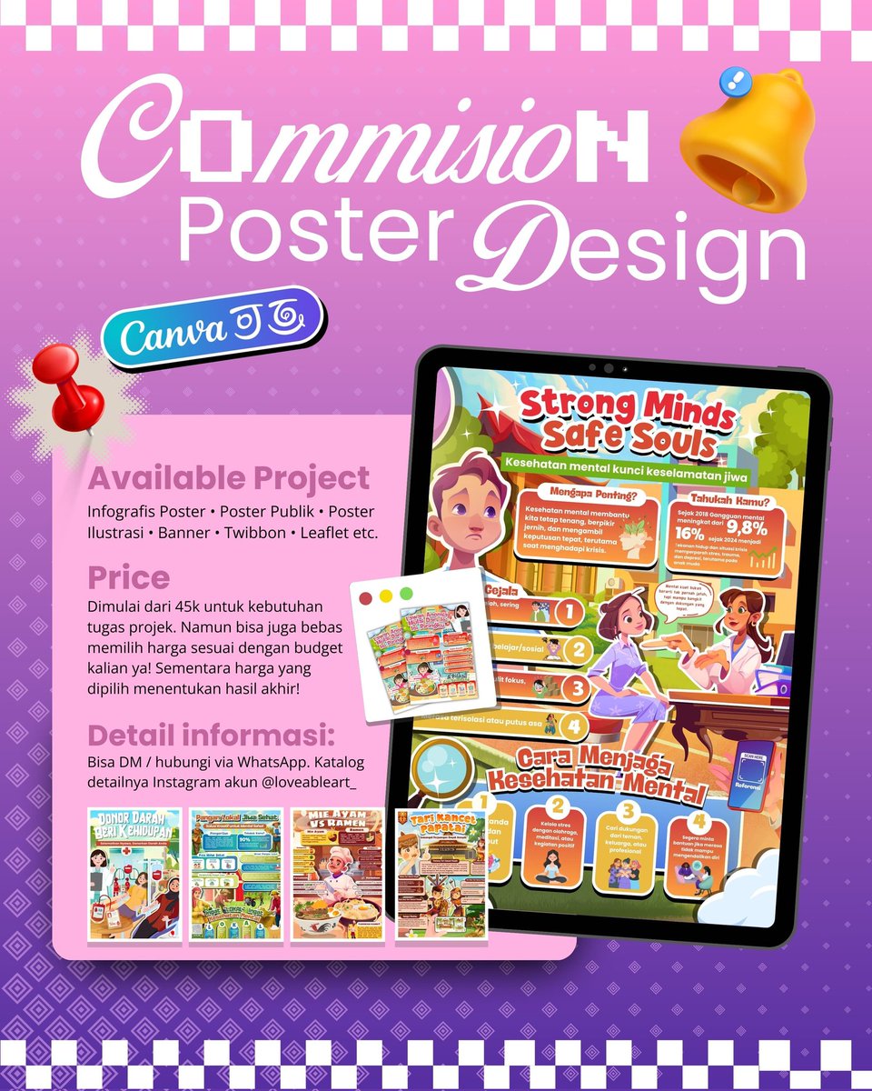 Coret Works • Joki Poster • tweet media