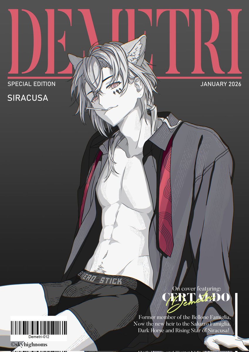 skylownoms's tweet photo. I still like the Magazine cover I drew of them 🍎🐺

#Arknights #アークナイツ https://t.co/kKrNzrsGfy