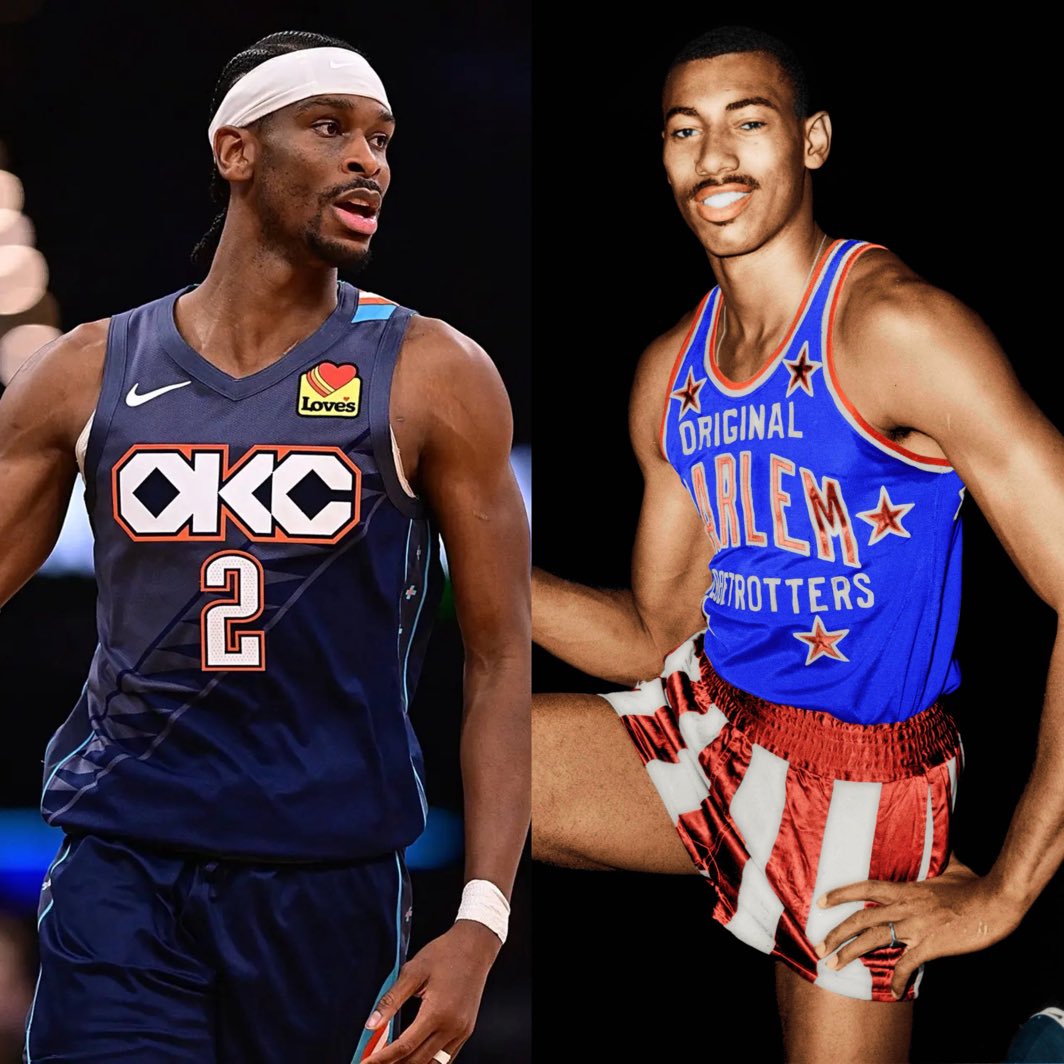 brasilcoast2's tweet photo. ⚠️ AGORA:

SGA CHEGA A 123 JOGOS SEGUIDOS DE 20 PONTOS.

O recorde DE TODOS OS TEMPOS é de 126 jogos de Wilt Chamberlain.

Hoje ele PASSOU Wilt em jogos seguidos de 20 pontos fora de casa, com 59 contra 58 do Wilt.

ELE VAI PEGAR ESSA! https://t.co/1QyHpjcokC