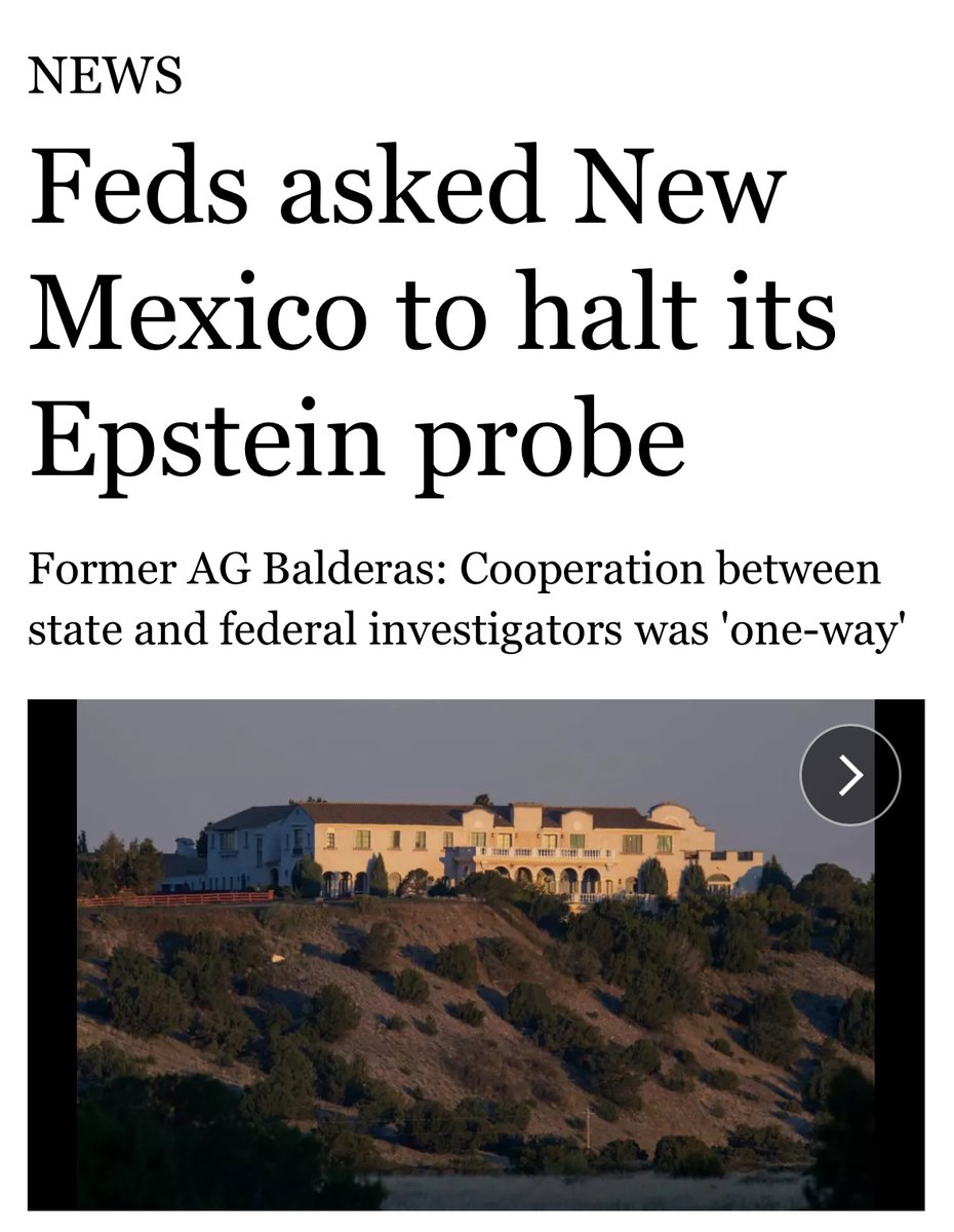 Why did federal prosecutors ask New Mexico to drop its investigation into Zorro Ranch in 2019? And why are these files not in the file release by the DOJ under the Epstein Files Transparency Act?