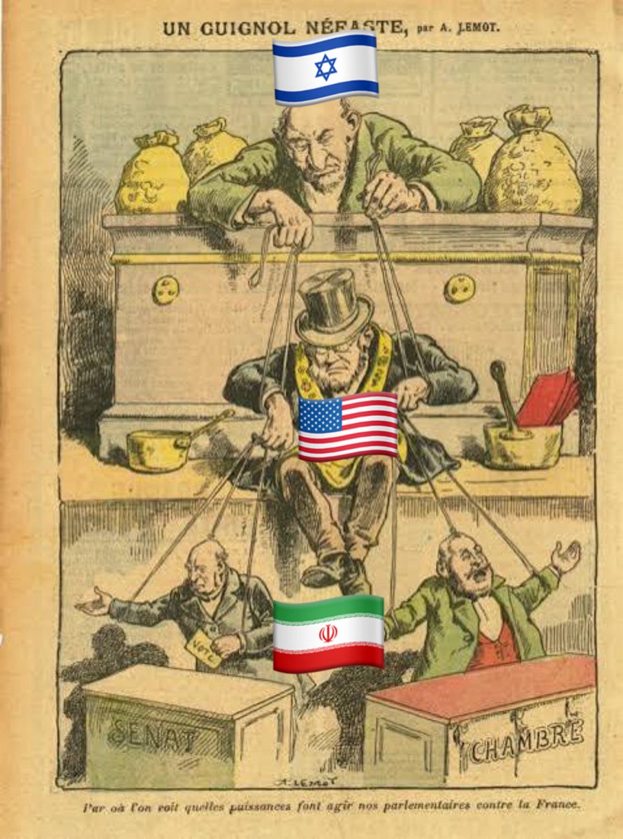 randomaccoun77's tweet photo. Now with the leader of Iran dead there will be a new Supreme Leader who will be a puppet for Israel. Just how the United States is a puppet controlled by Israel and every president in the past couple years. Iran is now Israel and has been conquered. Enjoy your “Freedom” #Iran https://t.co/gPEiAlaorR