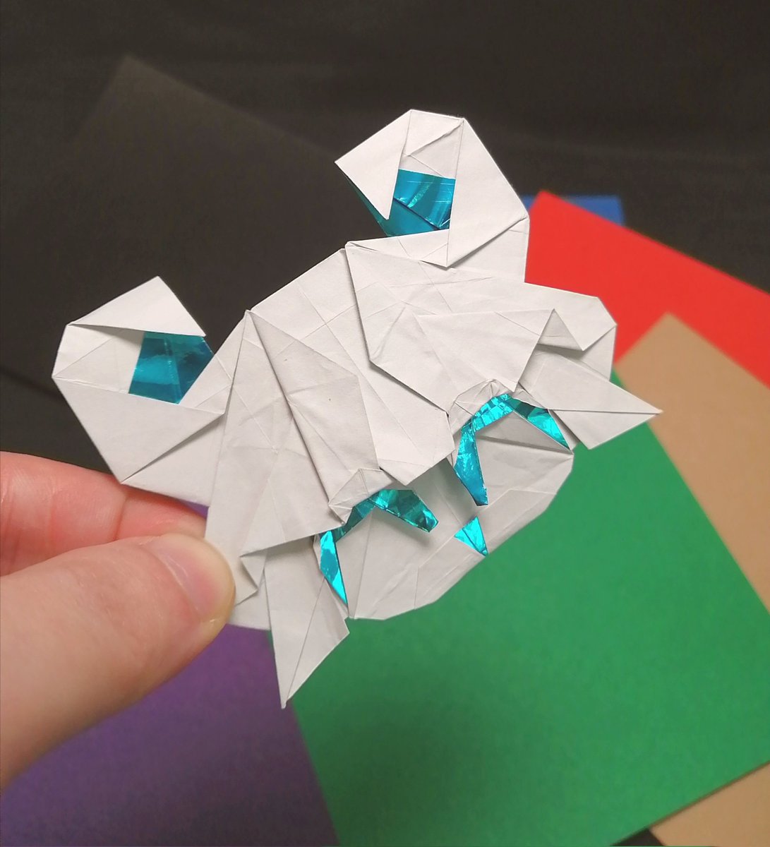 ﾓﾁﾓﾁﾔｯﾁｮ!!
#超かぐや姫 #CosmicPrincessKaguya 
#Origami 
#折り紙作品