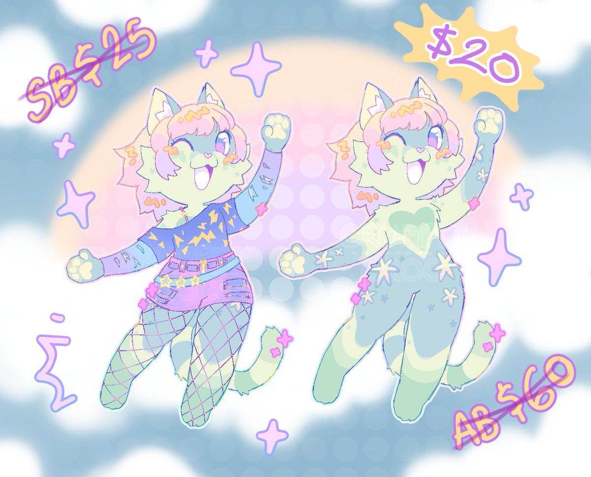 CrumpitCroc's tweet photo. A bubbly ray of shunshine 🌈☁️✨
$20 cad

#adopt #discount #furryadopt https://t.co/LrzS02AgNT