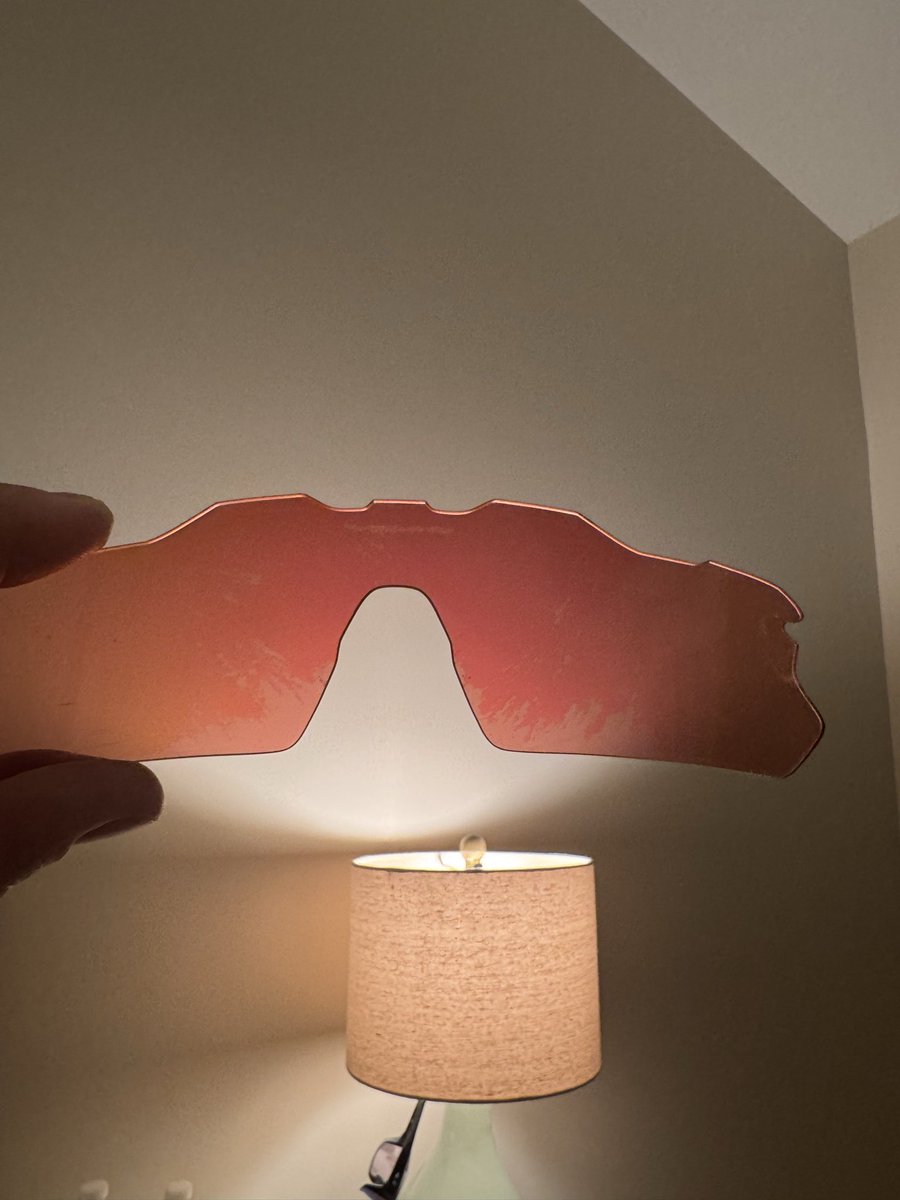 BRK22's tweet photo. @oakley make it make sense?? Why are $100+ lenses losing their coating to the point where I can’t even see out of them anymore? https://t.co/9Y0YJ3Uj5r