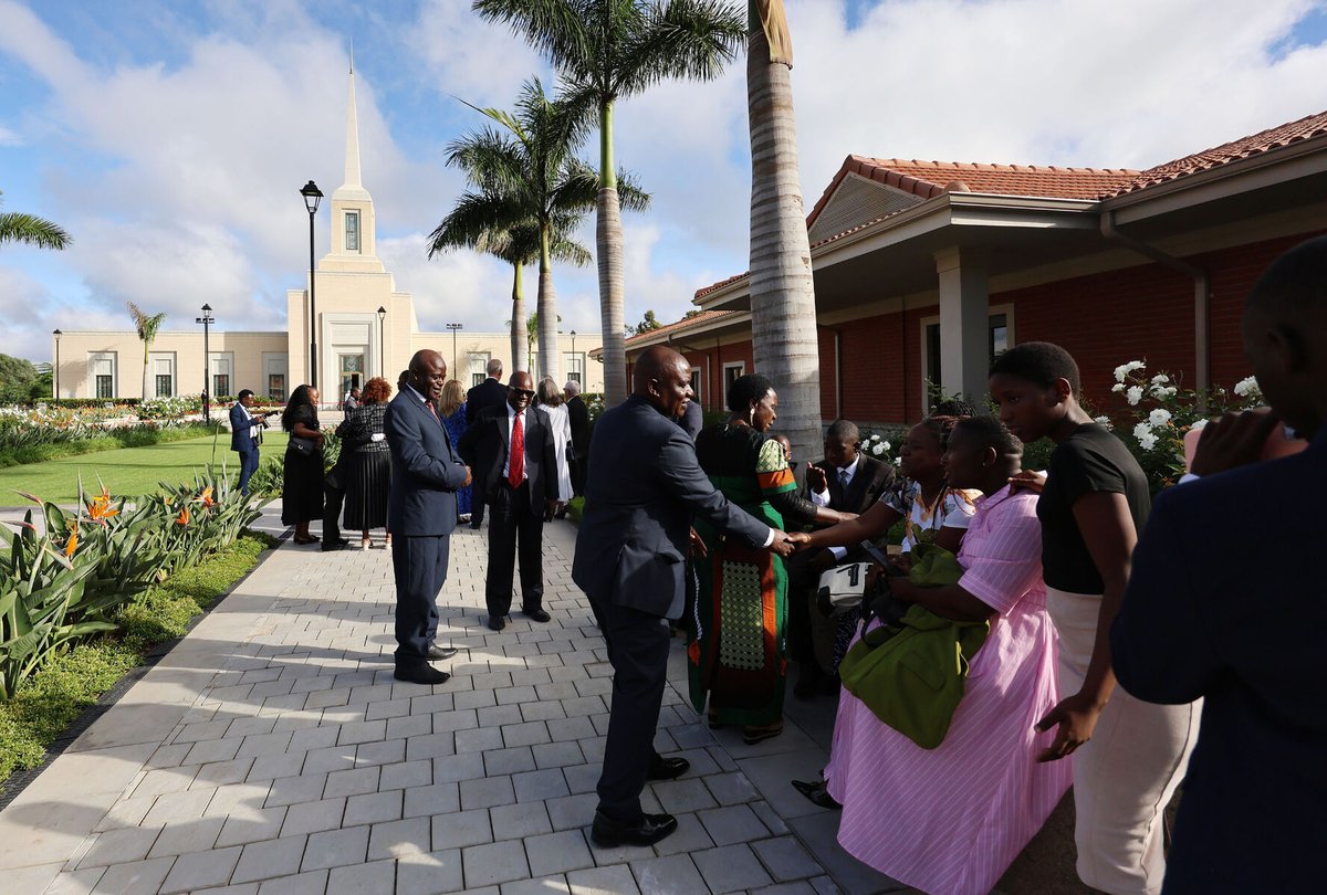 Elder Gerrit W. Gong of the Quorum of the Twelve Apostles dedicated the Harare Zimbabwe Temple on Sunday, March 1, 2026. In his dedicatory prayer, Elder Gong asked that the "light and blessings from this holy house chase out darkness and bring in goodness" and for blessings to