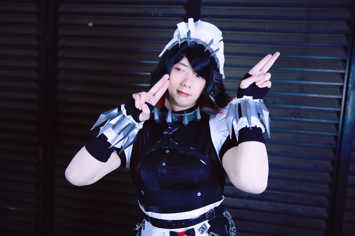 MonthGreat's tweet photo. 艾蓮動作其實很多，但是到了現場全忘了

所以就在那邊亂擺動作

#ff46 #台北花博 #絕區零 #艾蓮喬 #傲神月 https://t.co/9zect5uSr8