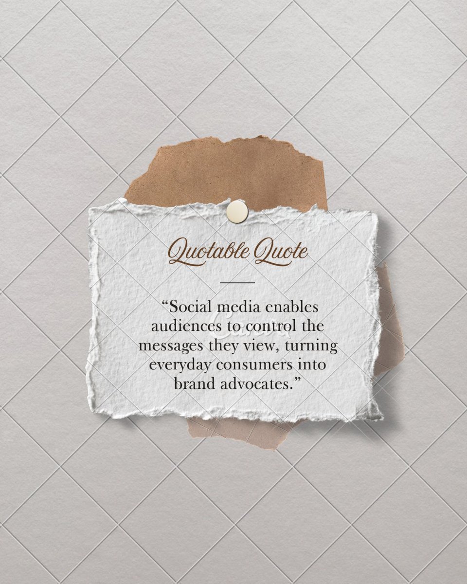 alinamoon03's tweet photo. Social media isn’t just about sharing content — it’s about empowering your audience. When users take control of the conversation, they become brand advocates.
#snhusmm #ConsumerEngagement #SocialStrategy #BrandAdvocacy #MediaPlanning https://t.co/mgJdvmeBnc