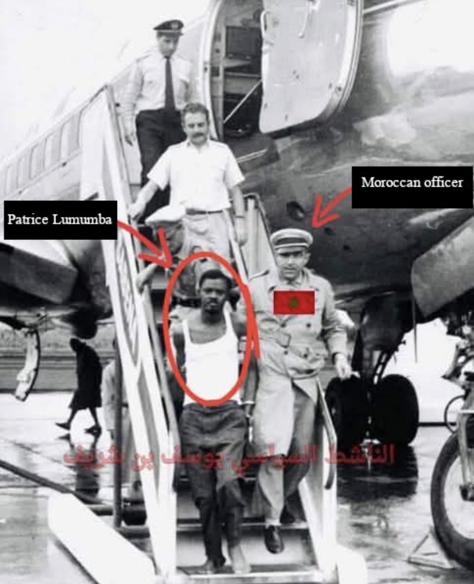 Does it surprise you that it is the country 🇲🇦 that 
1) doesn’t consider itself African 
2) applied to be a member of the EU
3) did all the shenanigans during thr AFCON, and didn’t investigate the murder of 2 Black journalist 

That this country arrested Lumumba ?
<a href="/One_Alasco/">One Alasco🐘🇨🇮</a>