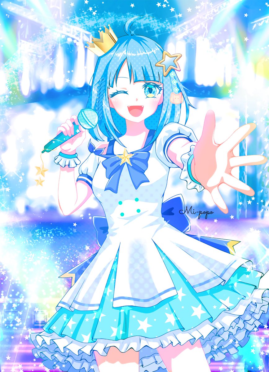 釧路スタジオ5に行ってきました🚗 ³₃
シアンちゃんの水色ミュージックが
とってもいい曲でした🎶🎤🌟

と言うことで描き描き🎨✍🩵

#鬼霧シアン 
#シアンスケッチ