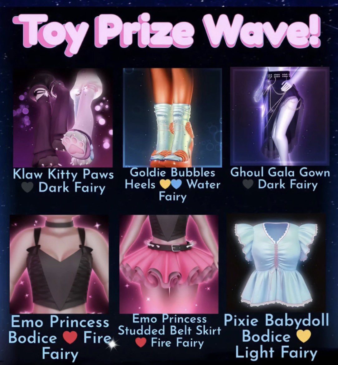 CALLING ALL ROYALS‼️
-New diamond set! 💎🌸
-6 NEW toy code items!🐣✨