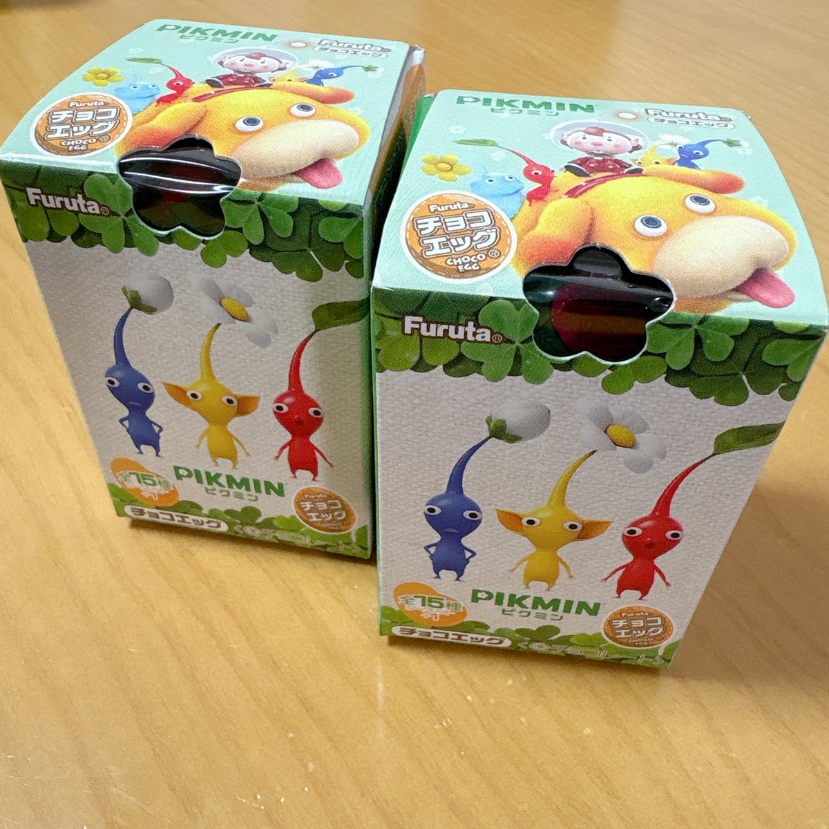 ピクミンチョコエッグ39,40個目をあけますっっっっっ さすがにお願いし
