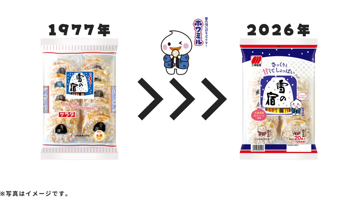 アンサンブル　雪の宿 ちいさな雪の宿 リッチミルク | 三幸製菓株式会社 | いっこでも