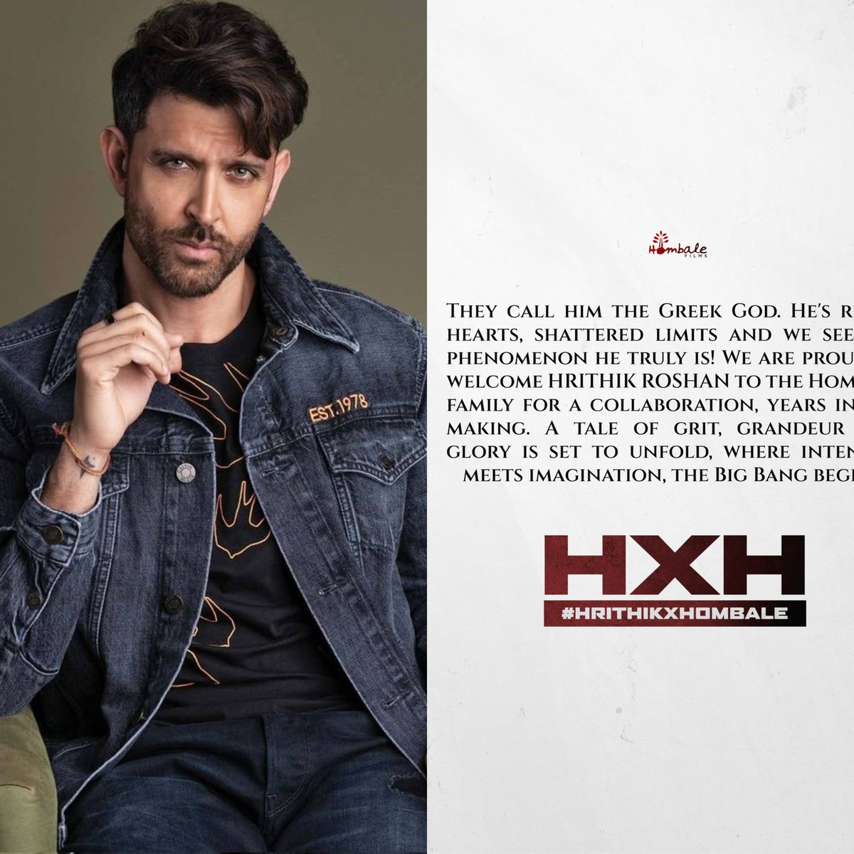 gotelugucinema's tweet image. 💣💥 Big news for Hrithik Roshan fans! 💣💥

According to reports, #Hrithik has reportedly put #Krrish4 on hold to team up with #HombaleFilms for a massive South-Indian project. This would mark his first major collaboration with a South production house before returning to the