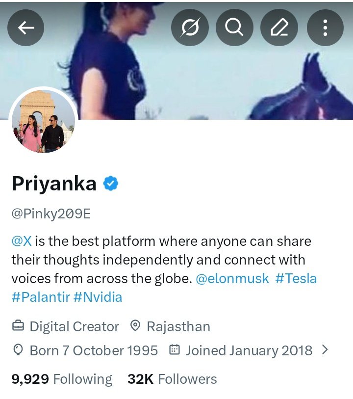 Pinky209E's tweet photo. आप सभी के सहयोग से 32000 फालोअर पूर्ण हुवे..

आज 500 लोगों को फॉलो 🔙 करुँगी..

मुझसे जुड़ने के लिए Follow - @Pinky209E https://t.co/5gEb2wVylj