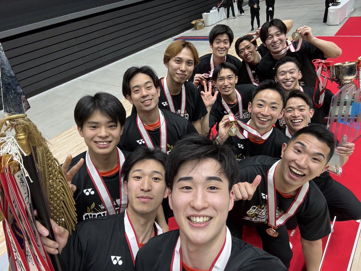 Top4優勝🥇
みんな本当にありがとう。最高すぎる。
#感謝 #初心を忘れずに #ヨネックス