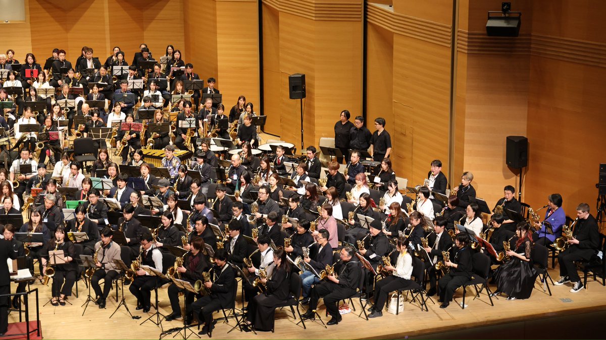 ysaxophone's tweet photo. YSA 第9.9回演奏会🎷🎷🎷
「Hop Step Giant Steps!!」

最高に盛り上がって終演しました！
お越しいただきありがとうございました。

次回は2027年2月7日
みなとみらいホール
第10回となります。
YSA初期から掲げていた目標の場所。
ついに夢の舞台へ！！！ https://t.co/2wmVsTmdso