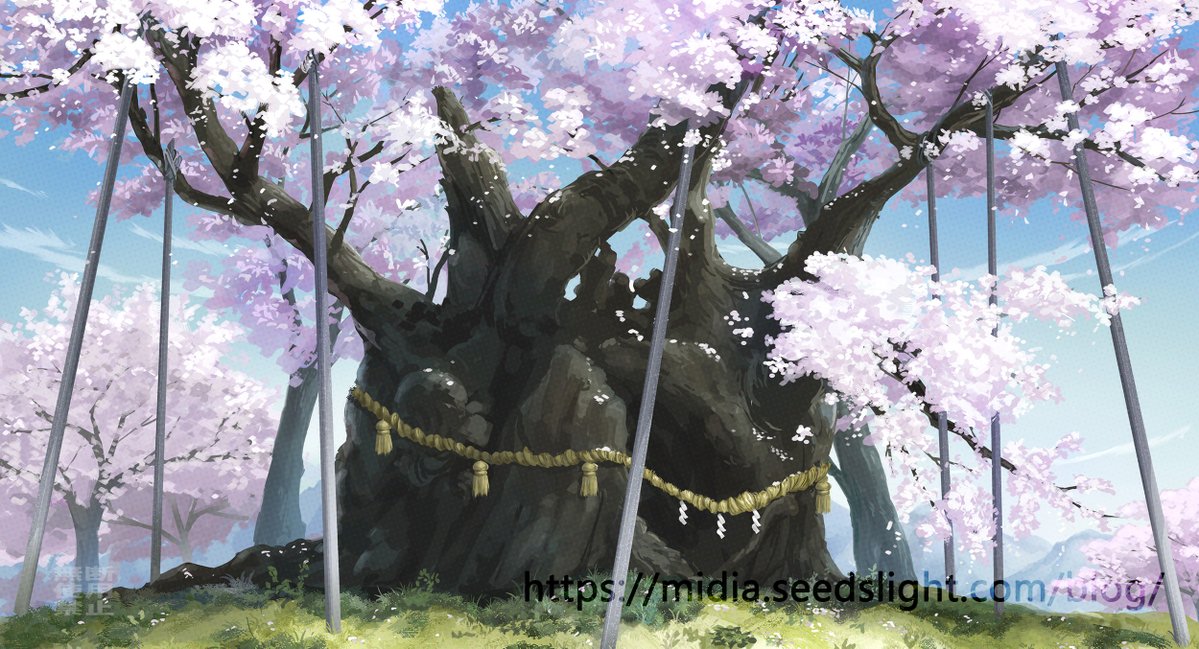 midia_JP's tweet image. Photoshopとblenderを合わせて背景イラスト描いてます。 #3月になったのでフォロワーさんに自己紹介しようぜ