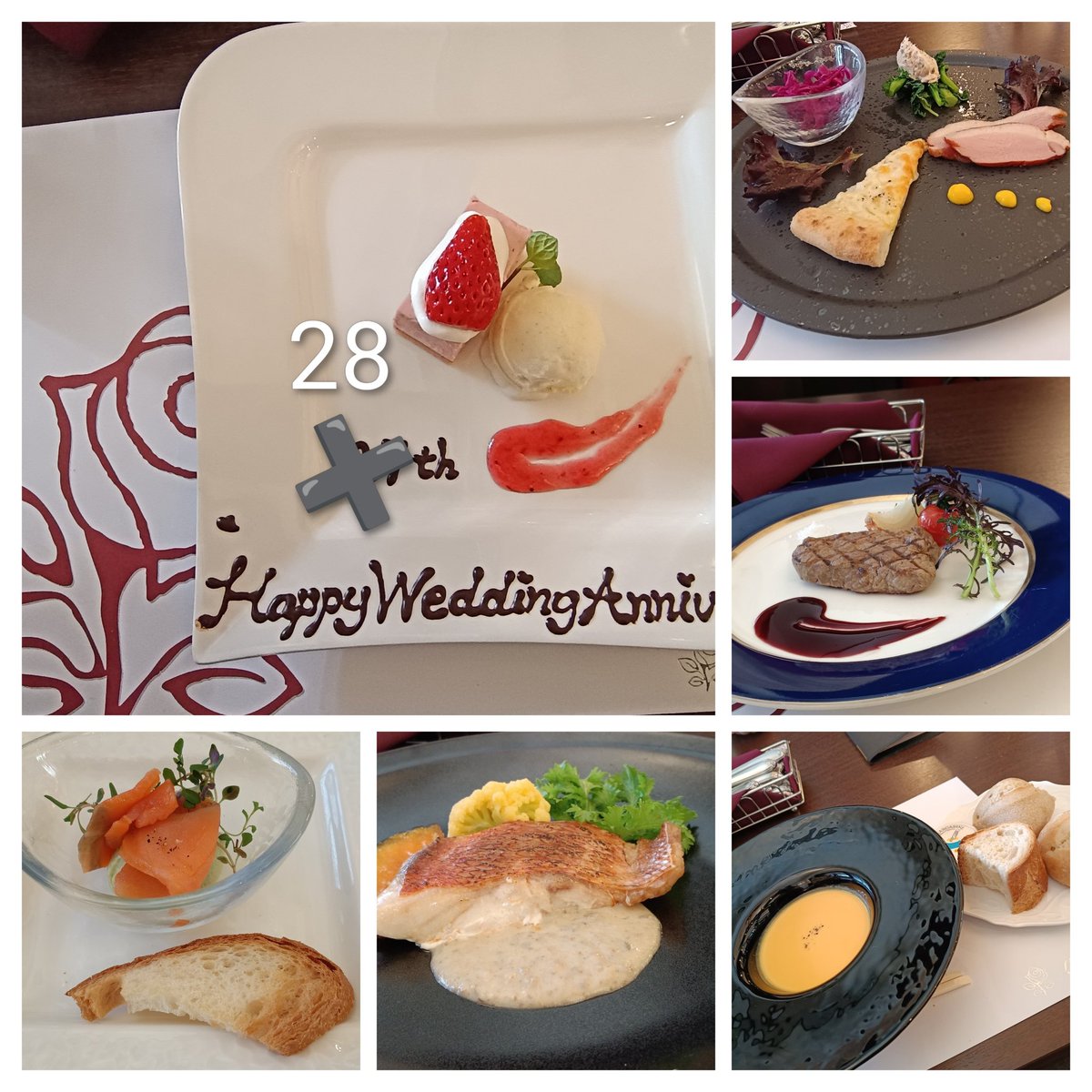 LibLib884's tweet photo. 28回目の結婚記念日「蘭婚式」
昨日フライングでランチに行きました。何時もありがとう💞
#LeReve 
#来年こそ間違えないように https://t.co/aVrBrewP5Q