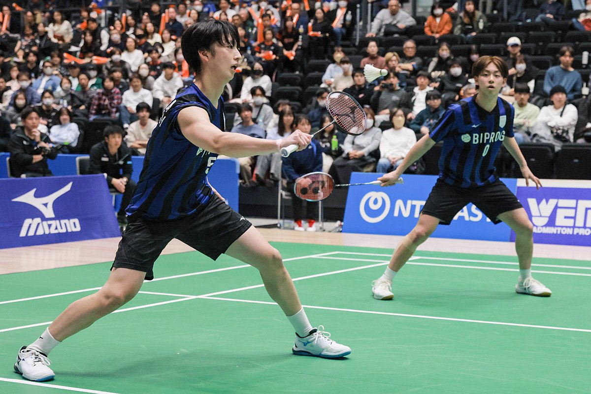 S/Jリーグ2025 TOP4トーナメント大会👑
#BIPROGY 男子準優勝🥈
決勝戦カードも白熱した試合の連続でした👏

▼BIPROGY着用ウェア【ミズノカスタムスタジオ】
mcsty.mizuno.com/ja_JP/badminto…

#ミズノ #バドミントン