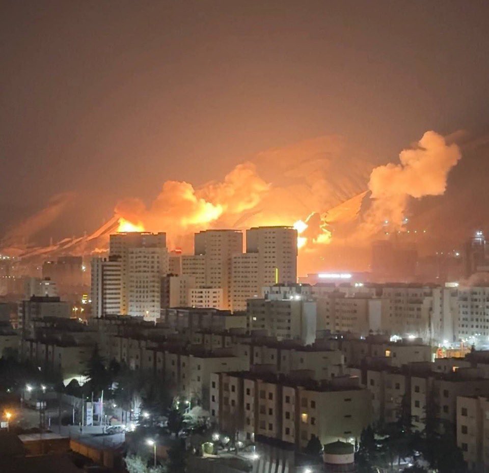 UPDATE: Israel strikes Tehran, Iran as large-scale attack continues.