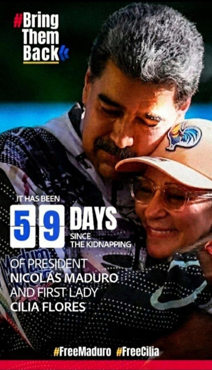 Edirelys_'s tweet photo. ¡Queremos a Nicolás y a Cilia de regreso! 

#LosQueremosDeVuelta #BringThemBack #FreeMaduro #FreeCilia https://t.co/xQQ2ZvQsfN