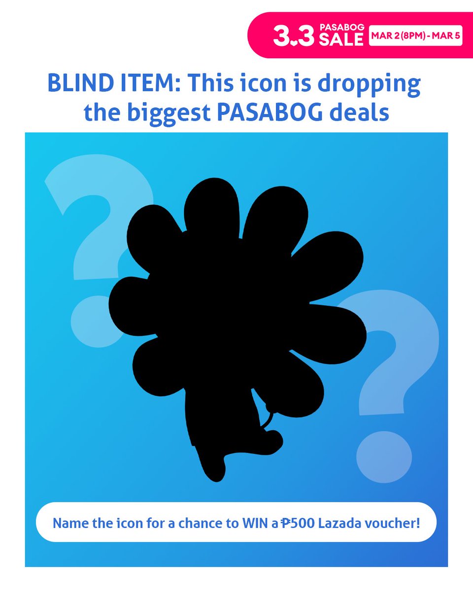 GIVEAWAY ALERT! WIN ₱500 Lazada voucher! Sinetch itey? 👀

- Guess the icon and comment your answer below!
- TAG <a href="/LazadaPH/">Lazada Philippines</a> to make your entries VALID!

Unlimited entries 'yan! Laz go~!