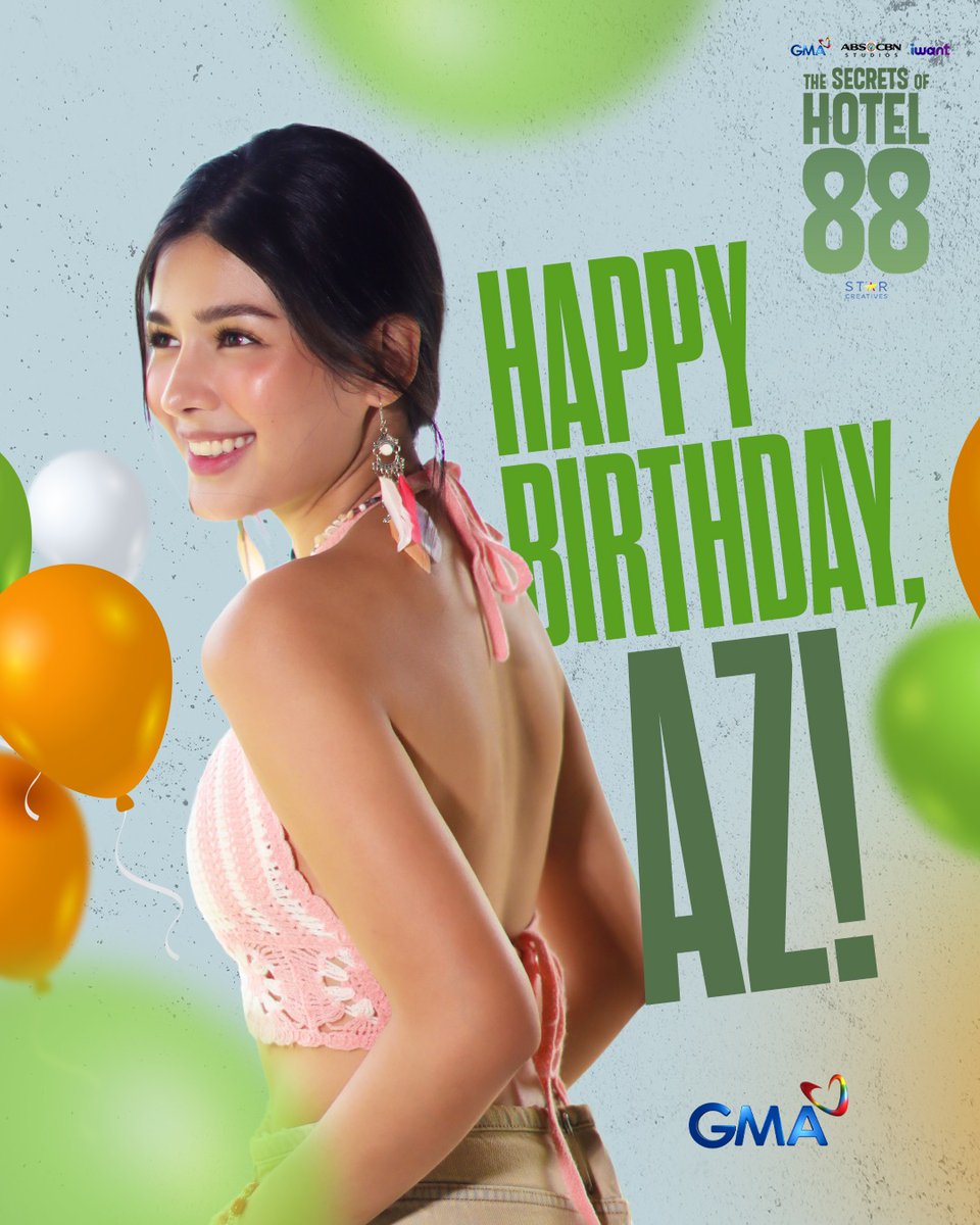 HAPPY BIRTHDAY, #AZMARTINEZ! 🎂🎈

May this year bring you endless blessings, new milestones, and all the happiness you deserve. 💖

Sending you all the love today — from your #TheSecretsOfHotel88 family! 🚪🤫