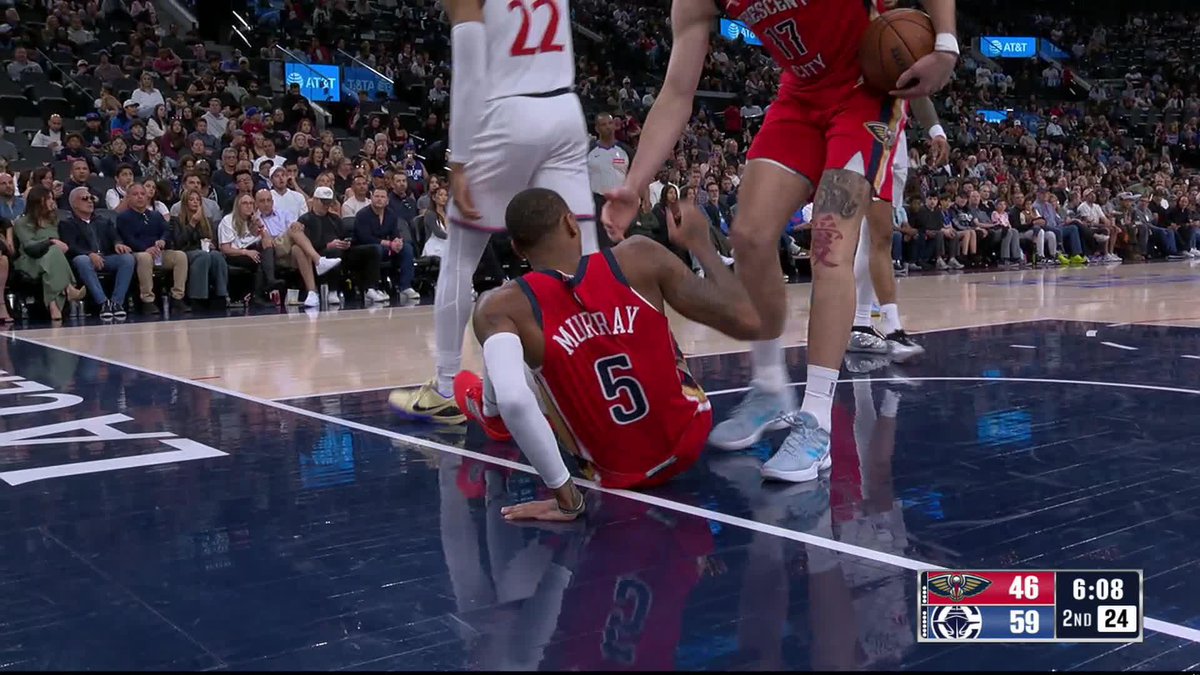 Dejounte to the line 🫡