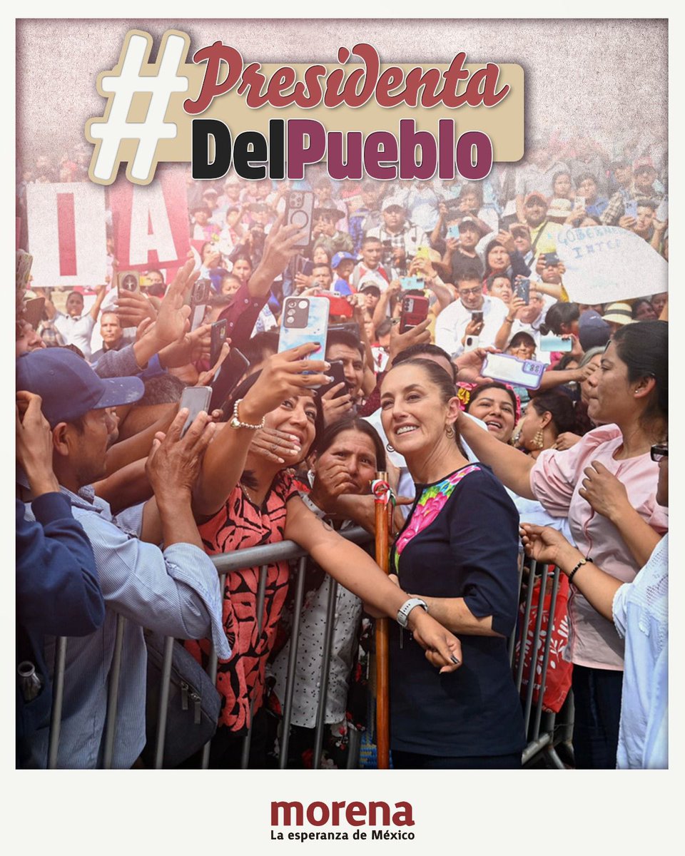 AndresBarbaM's tweet photo. #PresidentaDelPueblo 🇲🇽
Cuando el poder camina entre la gente, escucha y abraza, se convierte en esperanza.
Seguimos haciendo historia con un gobierno cercano, humano y comprometido con quienes más lo necesitan https://t.co/13aRLTGxze