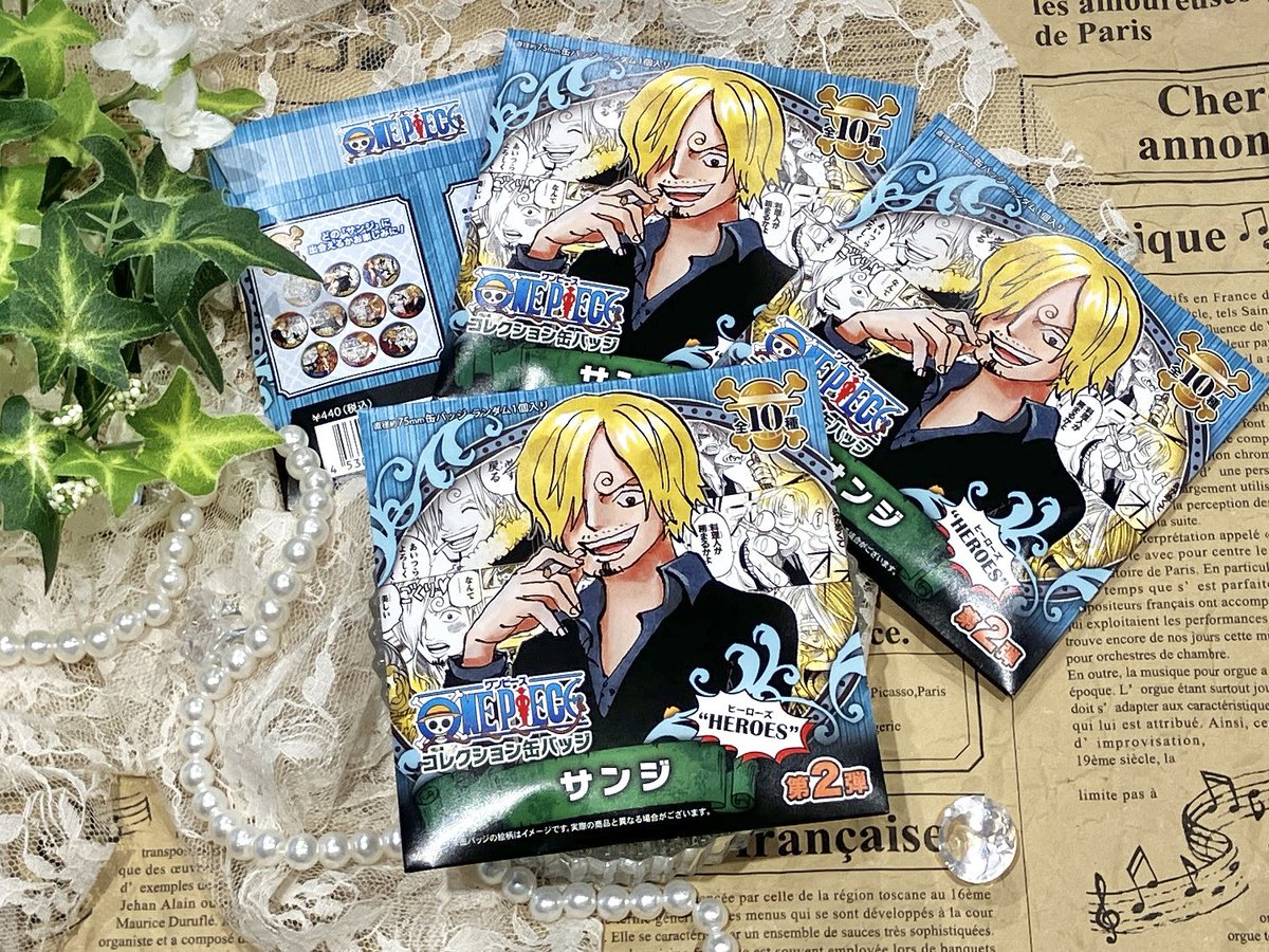 おすすめ商品】原画商品 『ONE PIECE』コレクション缶バッジ“HEROES