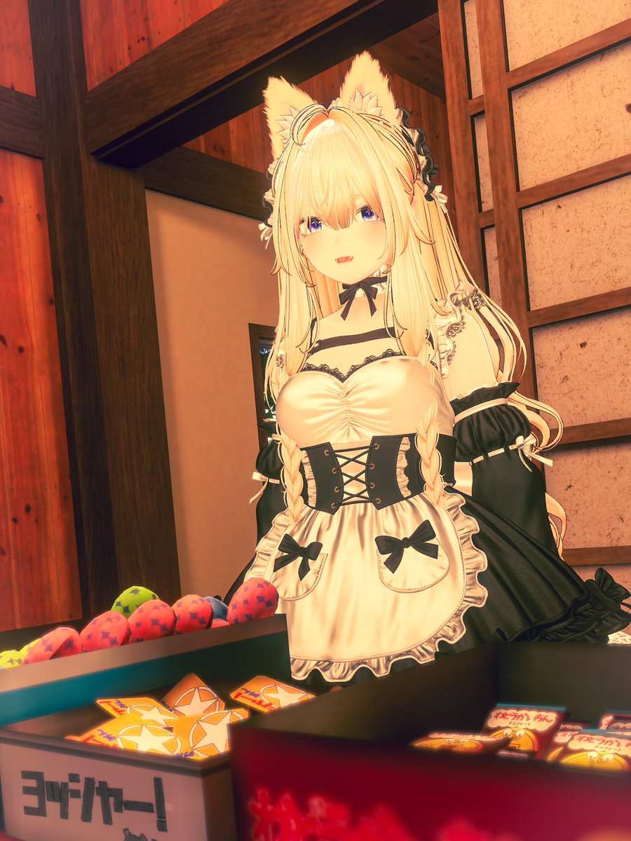 メイドが居る駄菓子屋🍬

#Velle3D
