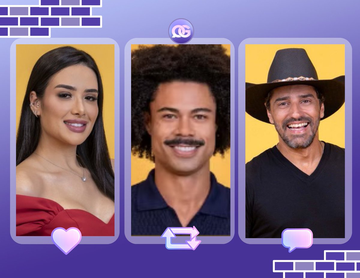 QGdoPOP's tweet photo. 🚨 Estes são os emparedados dessa semana. Quem você quer ENVIAR para o PAREDÃO FALSO? #BBB26 https://t.co/KfIlsujGnb