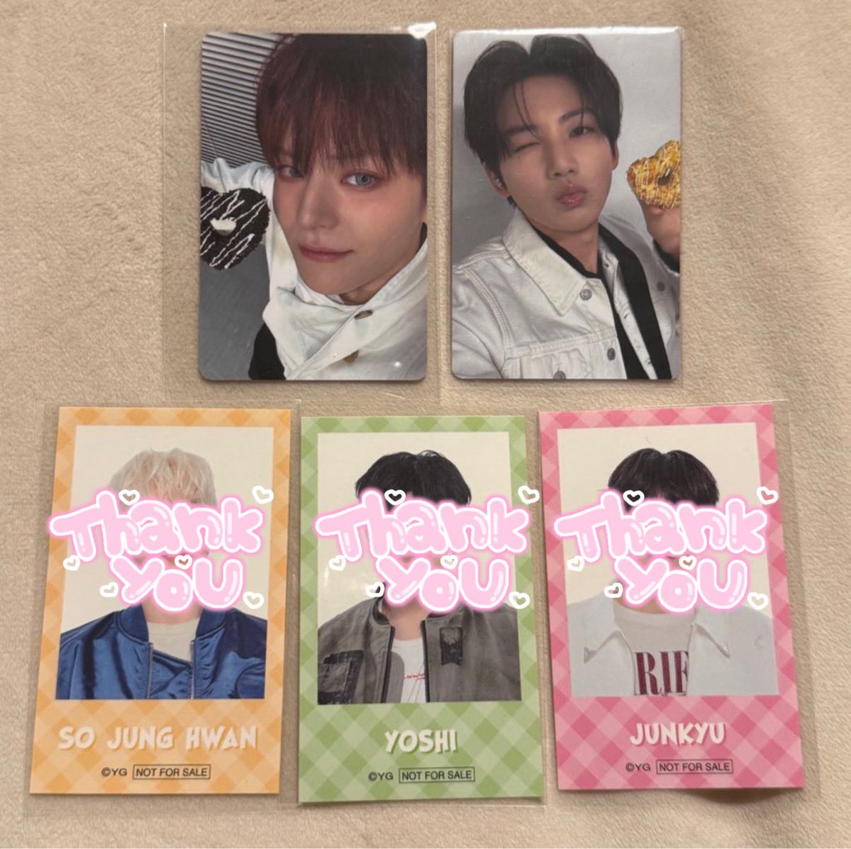 TREASURE はぴだんぶい カフェ 東京会場 予約特典 入場特典 トレカ