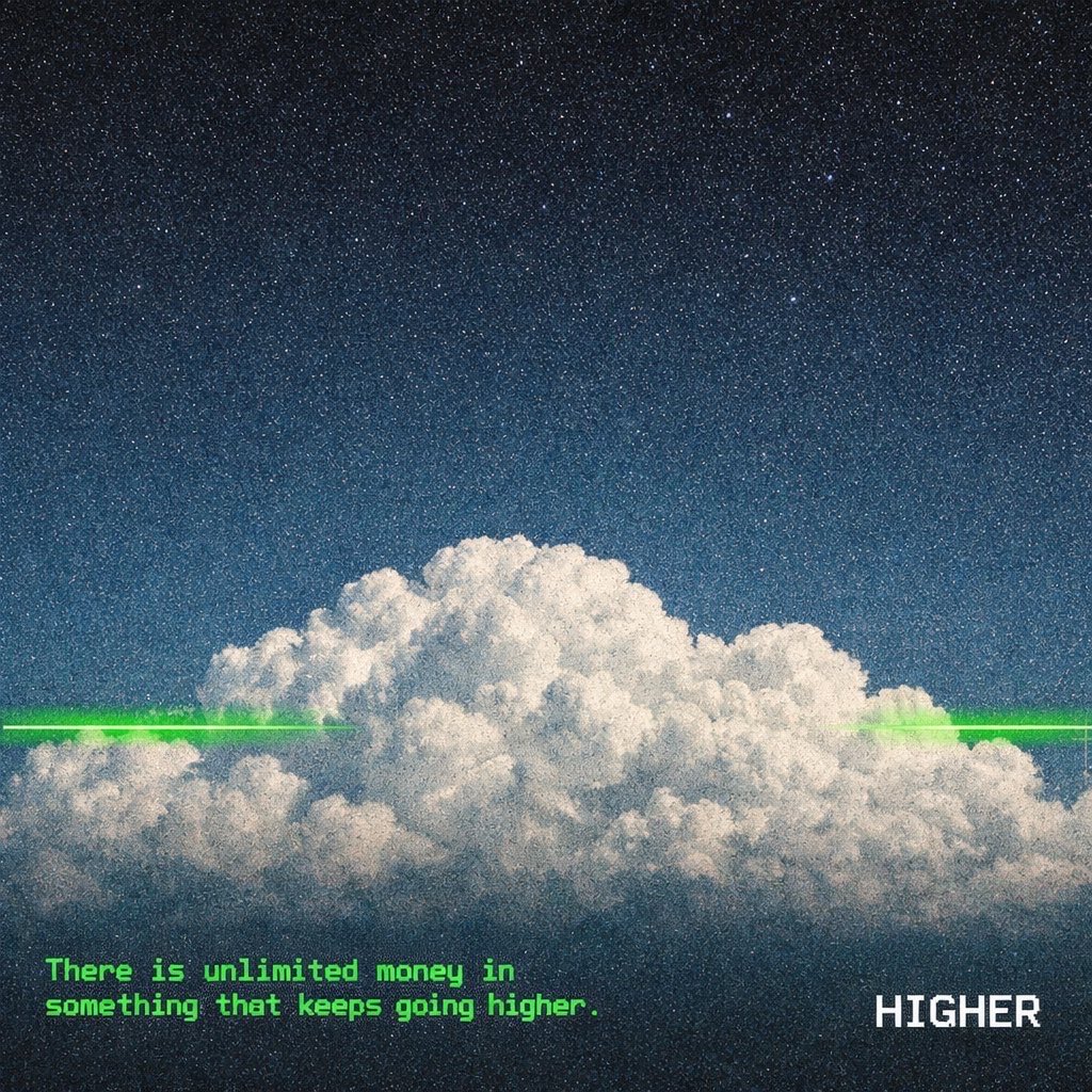 HIGHER ↑ tweet media