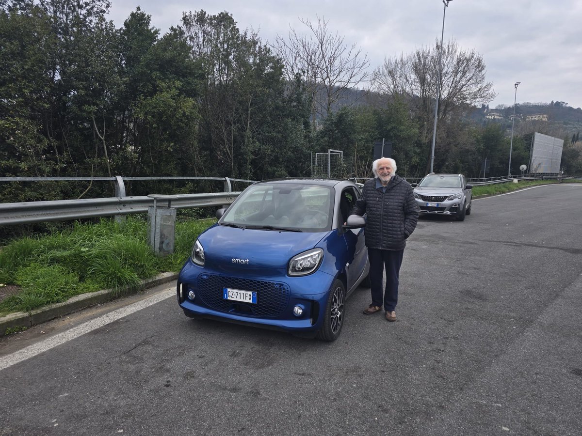 Filipponews's tweet photo. @elonmusk Aged like fine wine  even my Dad back in Firenze 90 years old in just got his first electric car 🚗 ❤️ https://t.co/dbcQpbhq5L