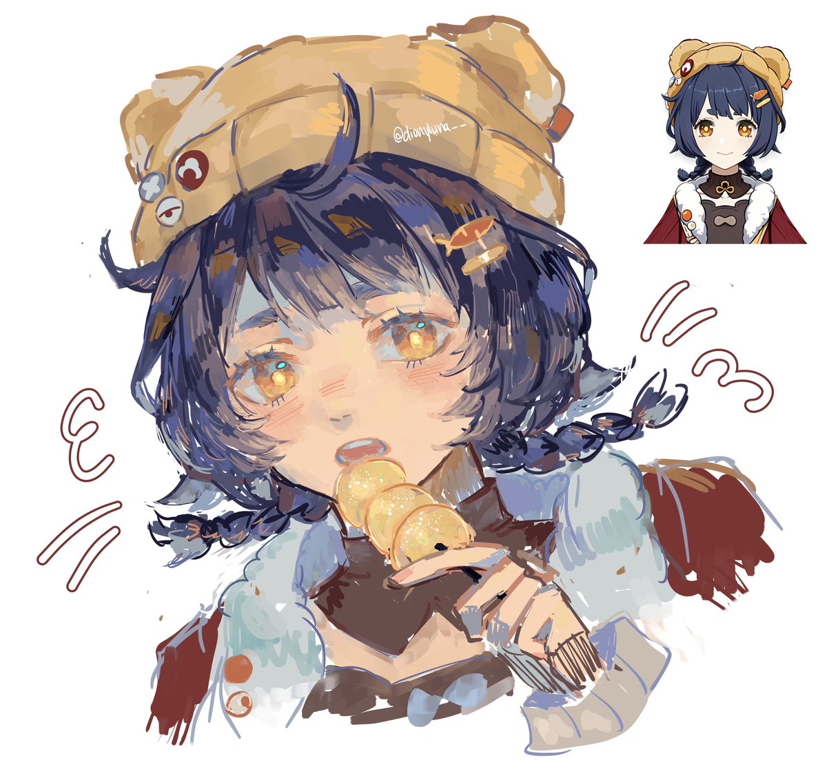 nomnomnom #xiangling #genshinimpact