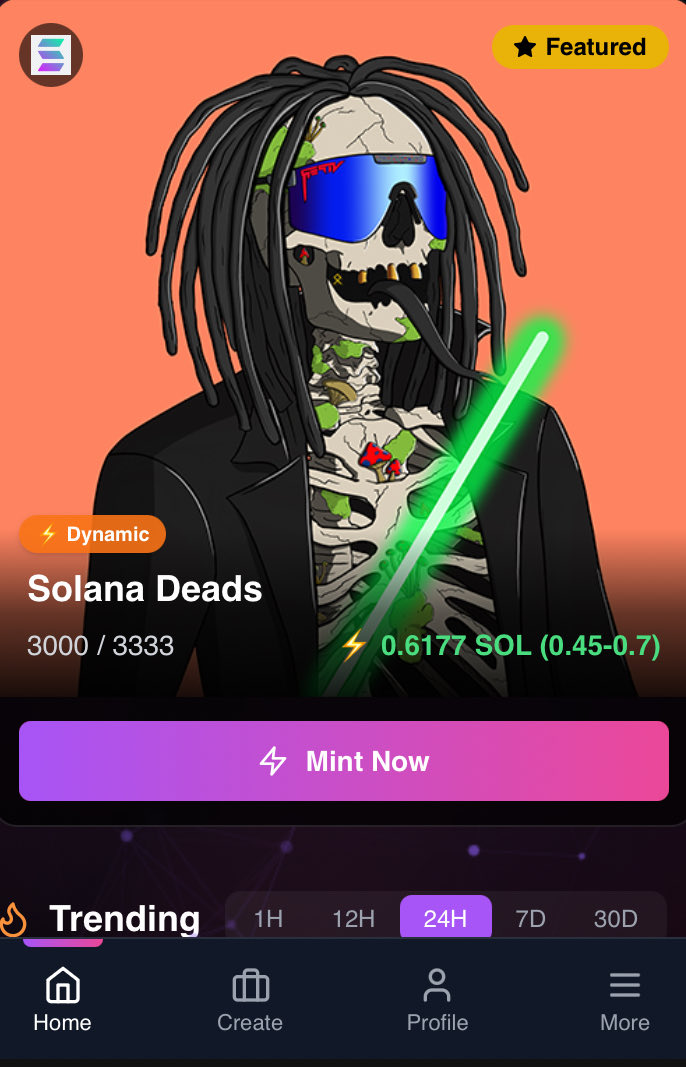 The Solana Deads are 90% minted 🔥 💀 
3000 mints!! Check them out on gravemint.io they are doing some amazing things! #solanadeads