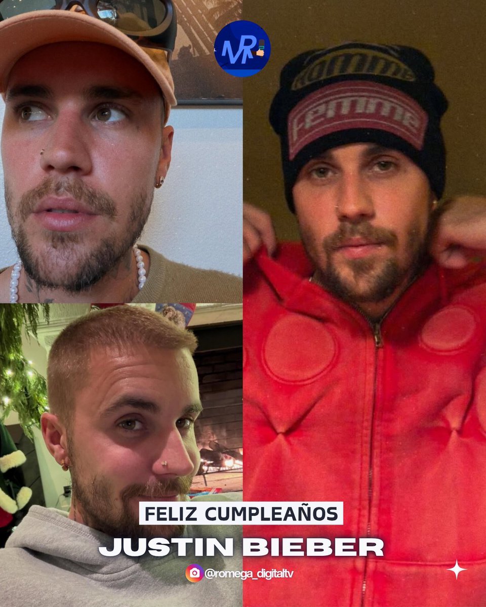 Romega_TV's tweet photo. ¡Feliz cumpleaños, Justin Bieber! 🎉
El día de hoy el cantante, compositor, músico y bailarín canadiense está cumpliendo 30 años. 🎊🥳🎂🎉🍾
#lifestyle #localevent #runningevent #running #basketball #5krun #trackandfield #marathon https://t.co/Rx6Agfo40Z