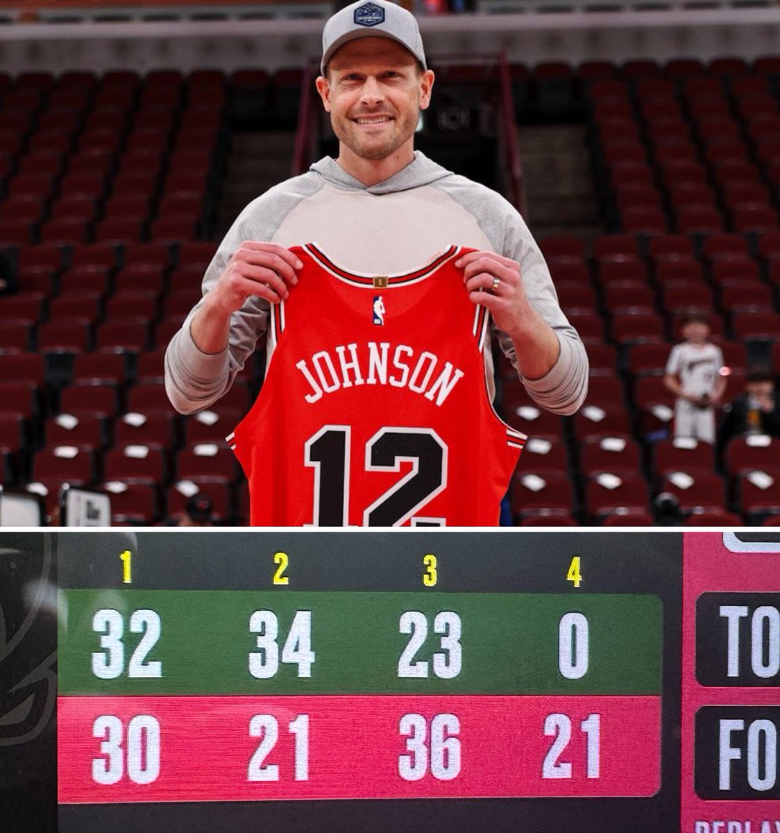 Ben Johnson is at the UC and the Bulls dominating the 4th quarter 21-0... Coincidence? I think not