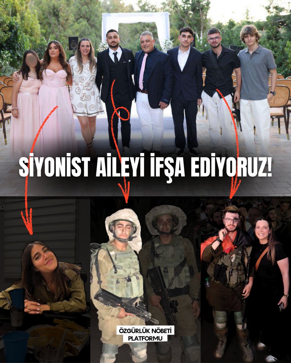 Gazze'de soykırım Antalya'da ticaret: Siyonist Amedi ailesi ifşa edildi! 

Özgürlük Nöbeti Platformu, yayımladığı belge ve fotoğraflarla terörist İsrail ordusunda görev alan Amedi ailesini ve Antalya Muratpaşa’daki Medica FLY – Esthetic Care &amp; Beauty Center adlı sahip oldukları