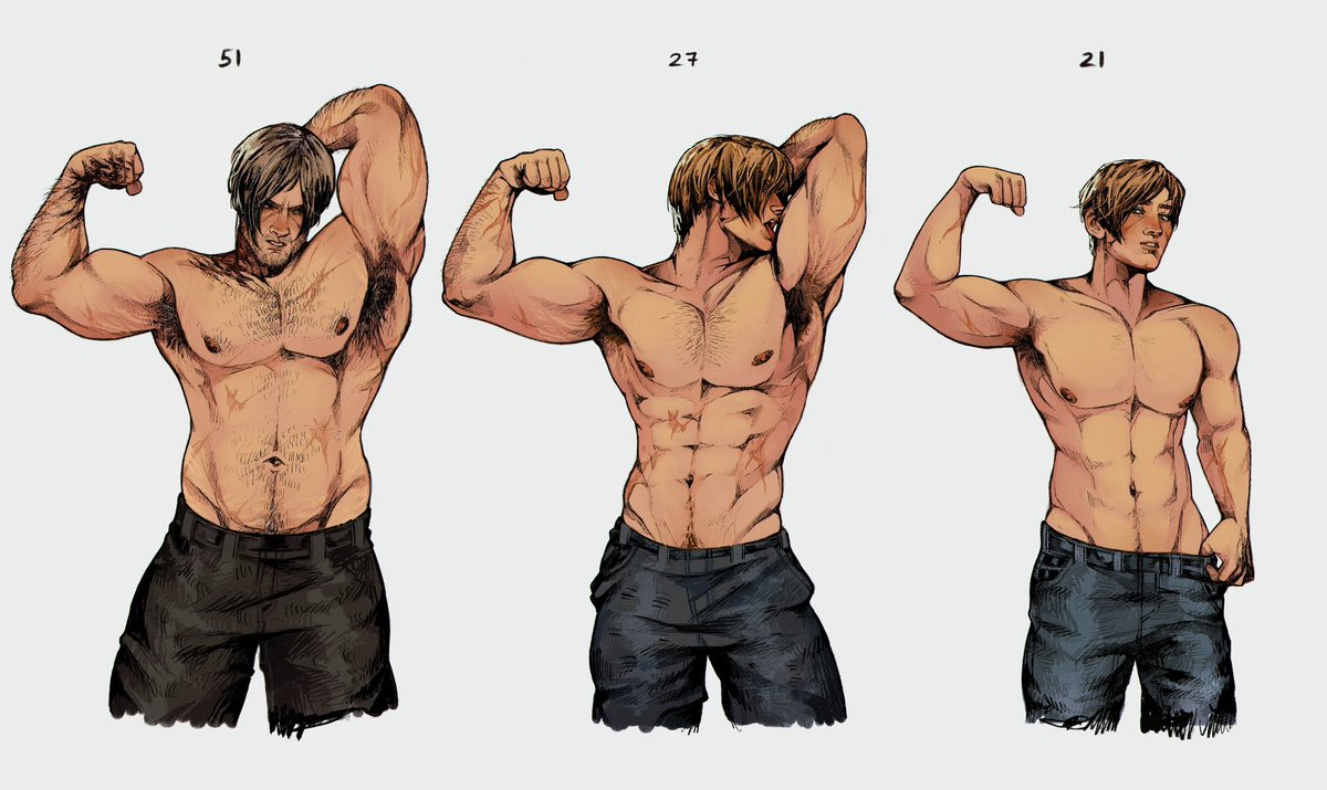 body type practice with leon 
#re9 -> #re4 -> #re2