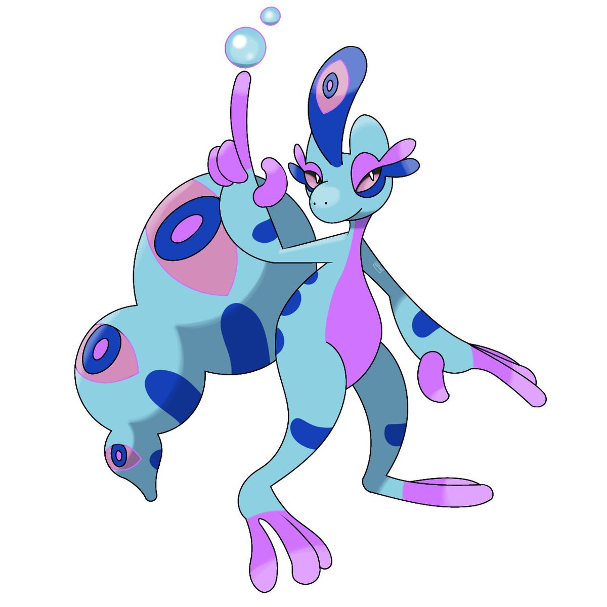Geqa Evolution Pokemon Gecqua Final Evolution #PokemonWindsWaves #Pokemon #Gecqua